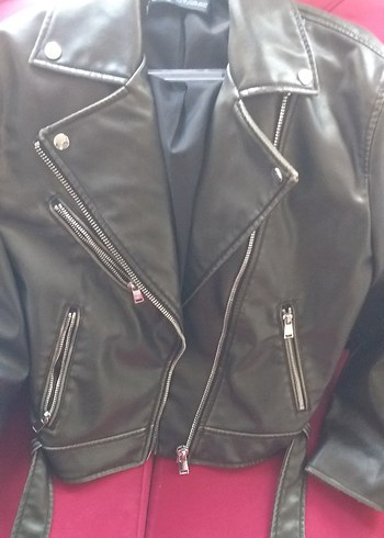 Zara Marka  Deri  Ceket - Görsel 2