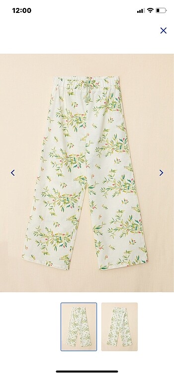 LC Waikiki LCW ORGANİK KETEN KIZ ÇOCUK PANTALON