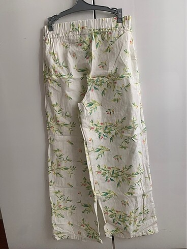 12-13 Yaş Beden çeşitli Renk LCW ORGANİK KETEN KIZ ÇOCUK PANTALON