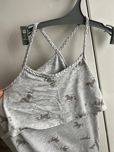 H&M HM askılı elbise