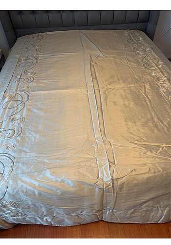  Beden çeşitli Renk LINENS TAŞ RENGİ YATAK ÖRTÜSÜ Linens