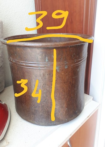  Beden Büyük boy bakır kazan