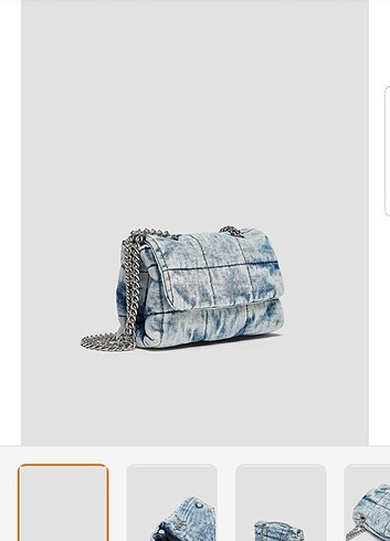 Pull and bear kot kapitone çanta