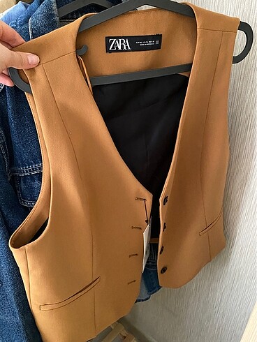 xl Beden Sıfır Zara Yelek