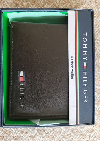 Tommy Hilfiger Erkek Kahverengi Deri Cüzdan