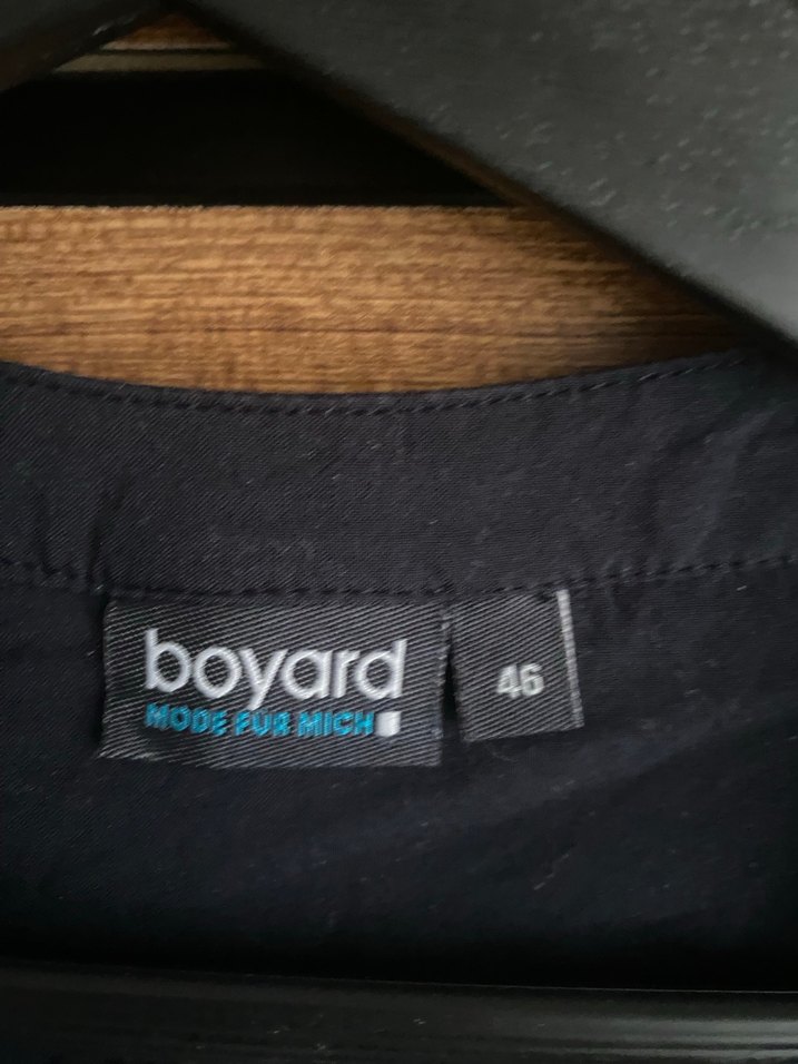 Siyah  V Yaka Kadın Gömlek - Görsel 4