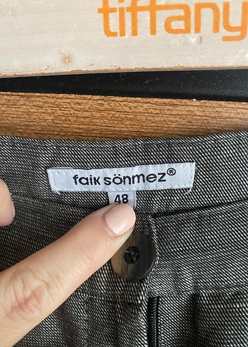 Faik Sönmez Dökümlü Keten  Pantolon - Görsel 2