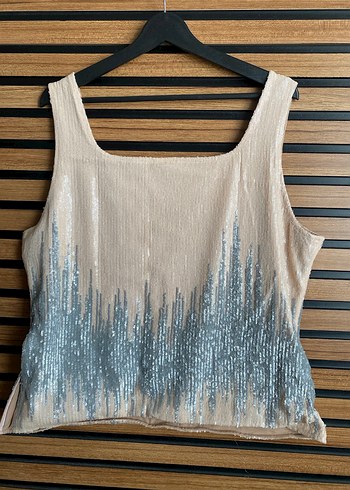 İnvu payetli şık bluz - Görsel 8