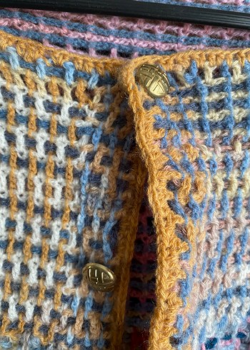 Özel Tasarım El Örgüsü Ceket / Hırka - Görsel 4