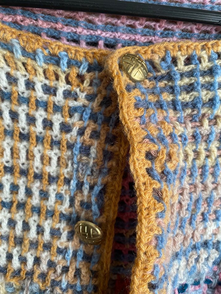 Özel Tasarım El Örgüsü Ceket / Hırka - Görsel 4