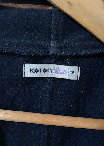 Siyah Kuşaklı Yelek Koton Plus marka - Görsel 3