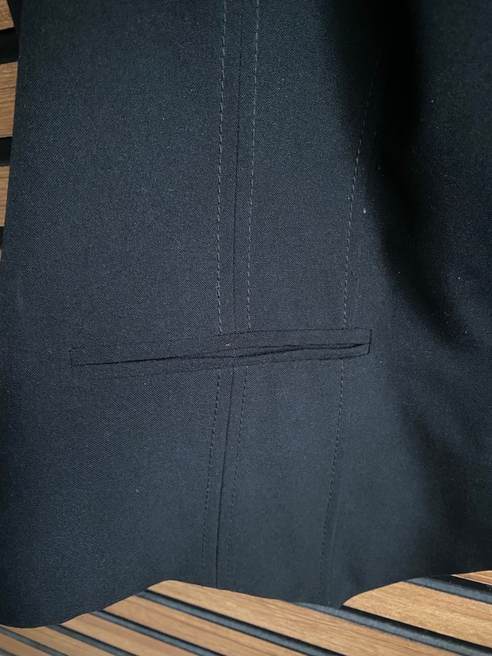 Düğmeli Siyah Kadın Yelek - Görsel 3