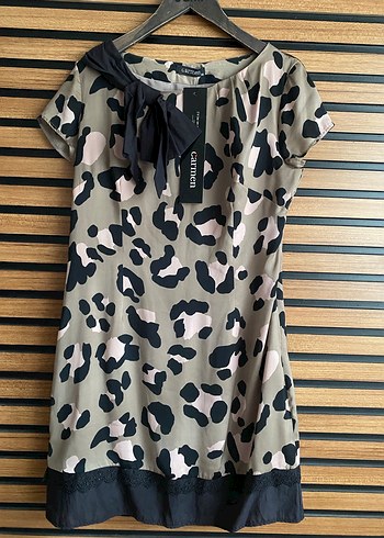 Leopar Desenli Elbise - Görsel 2