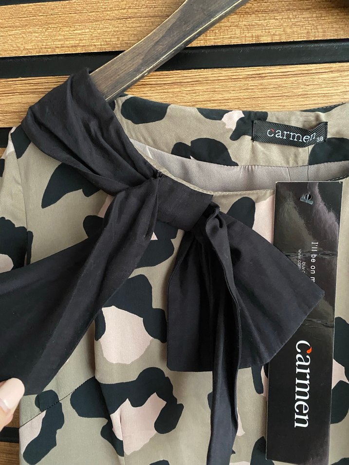 Leopar Desenli Elbise - Görsel 3