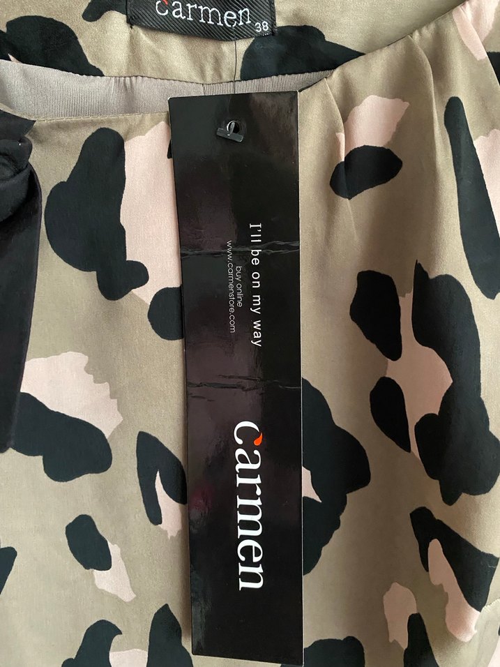 Leopar Desenli Elbise - Görsel 5