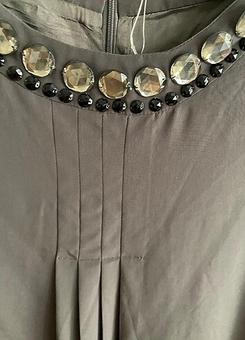 Taşlı rahat elbise  - Görsel 7
