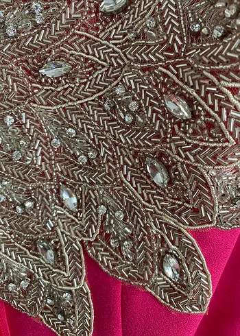 Mükemmel Uzun Kadın Abiye Elbise - Görsel 6