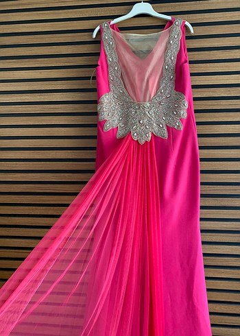 Mükemmel Uzun Kadın Abiye Elbise - Görsel 3