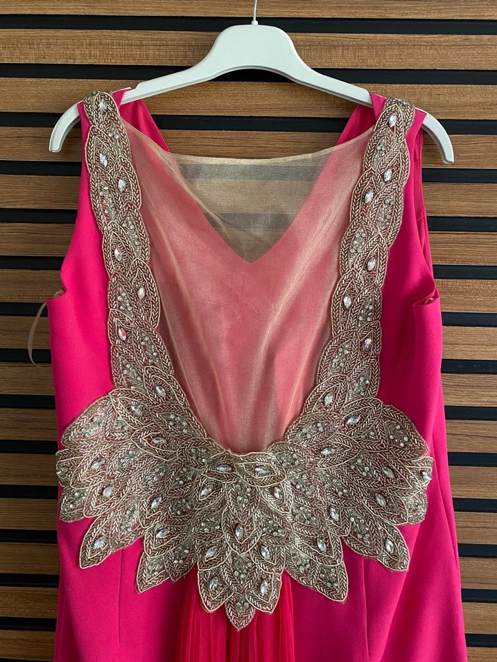 Mükemmel Uzun Kadın Abiye Elbise - Görsel 4