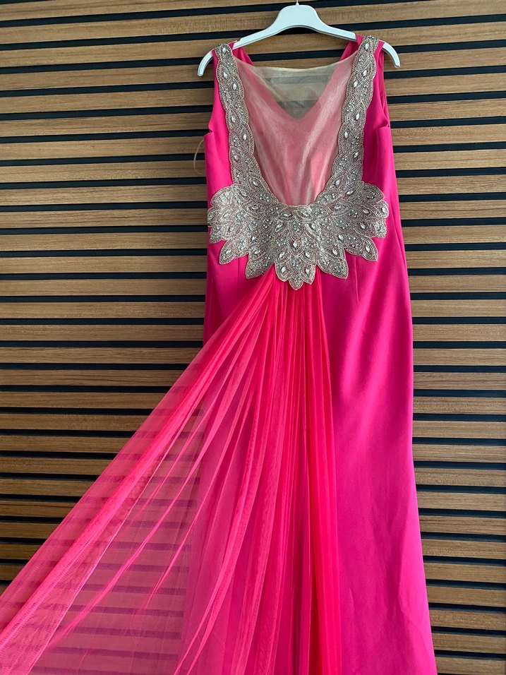 Mükemmel Uzun Kadın Abiye Elbise - Görsel 3