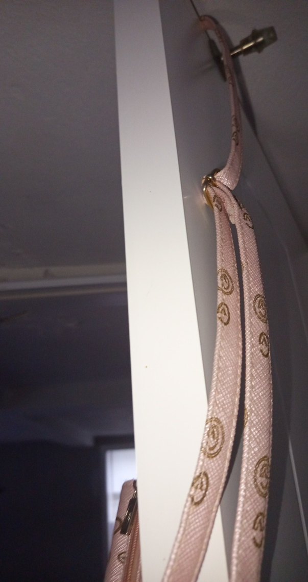 Fermuarlı Pembe Deri Kadın Çanta - Görsel 4