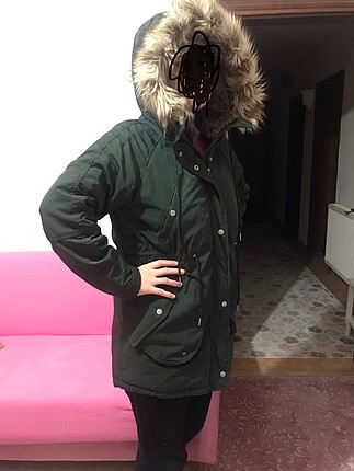 l Beden haki Renk Bershka haki yeşili parka