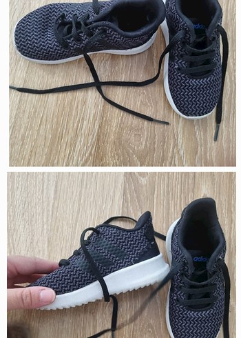 Gri Erkek Çocuk Sneakers, Cırtcırtlı