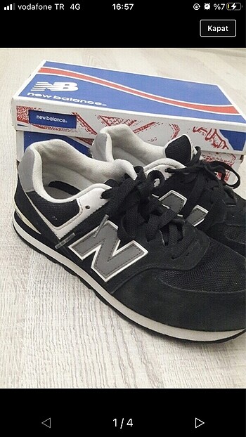 New balance spor ayakkabı orijinal 38numara