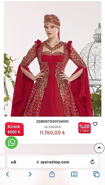Aysira kaftan / bindallı