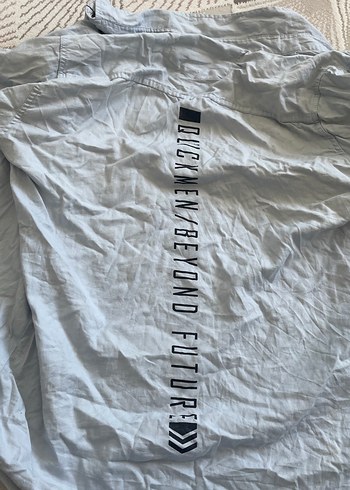 Gri Keten Erkek Gömlek Uzun Kollu - Görsel 3