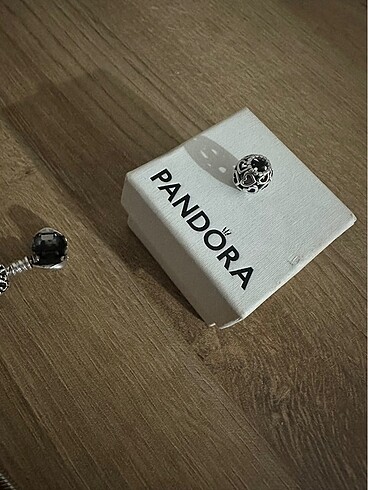 Beden gri Renk Pandora Kafes İşi Kalpli Charm