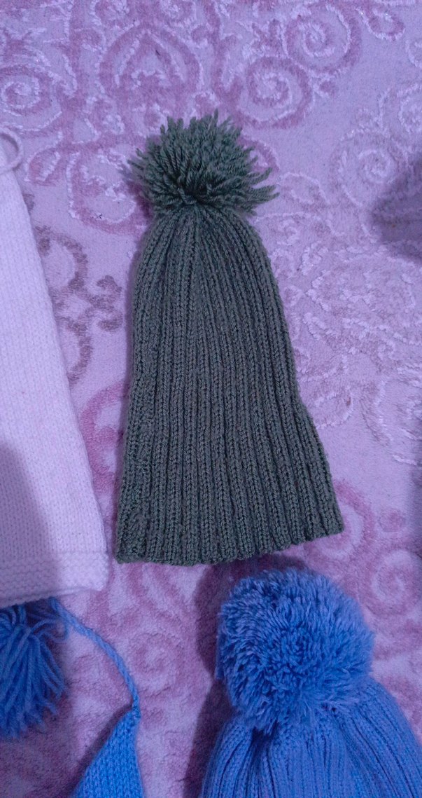 Çocuklar için Örgü Bere ve Şapka Seti - Görsel 5