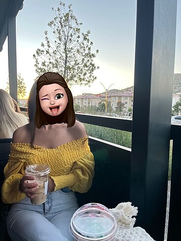 s Beden sarı Renk Dilvin bluz