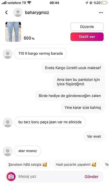 Diğer Zara hesap