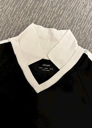 Siyah Beyaz Kısa Kollu Tişört - Görsel 2