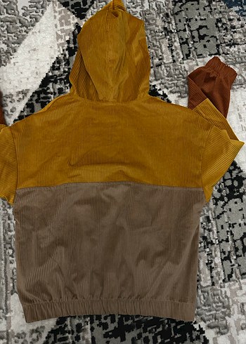 Kapüşonlu Rahat Kesim Sweat - Görsel 5