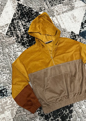 Kapüşonlu Rahat Kesim Sweat - Görsel 2