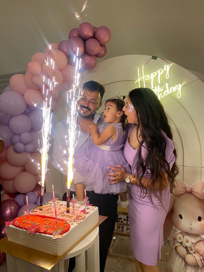 Lila elbise - Görsel 2