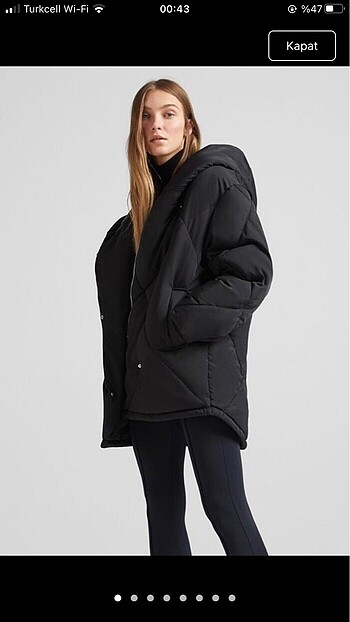 Bershka şişme mont