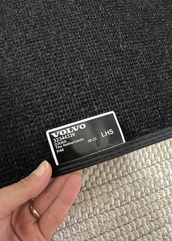 Yeni VOLVO ORIGINAL YAZLIK PASPAS SETİ  Siyah Araç Paspas Seti - Görsel 5