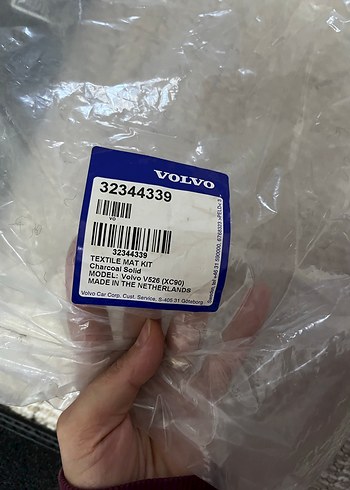 Yeni VOLVO ORIGINAL YAZLIK PASPAS SETİ  Siyah Araç Paspas Seti - Görsel 9