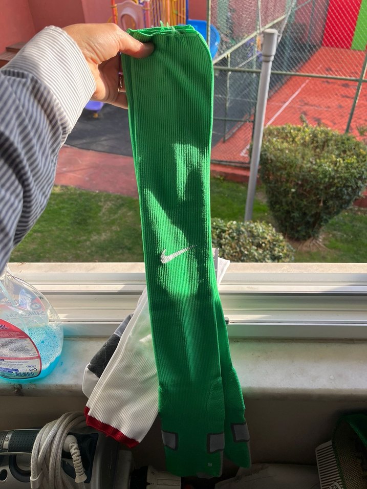 Nike Erkek Yeşil Midi Spor Çorap - Görsel 3