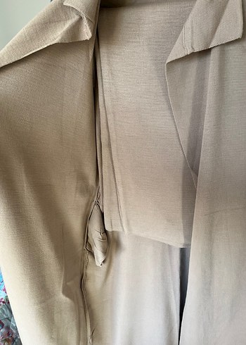 Camel Renkli Midi Boy Kadın Yelek yeni giyilmedi - Görsel 8