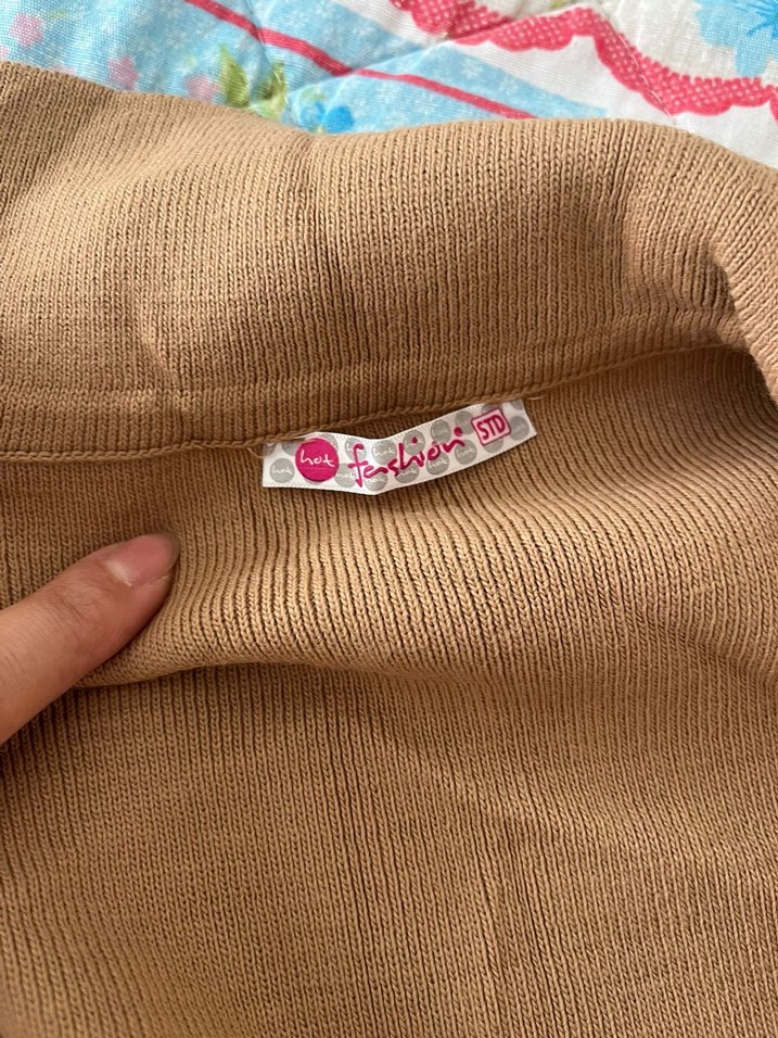 Camel Renkli Midi Boy Kadın Yelek yeni giyilmedi - Görsel 2