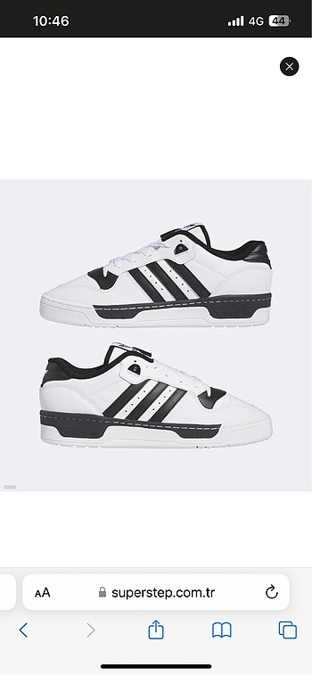 adidas adidas Rivalry Low Unisex Beyaz Sneaker