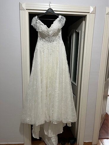 Temiz sorunsuz bohem vintage gelinlik - Görsel 7