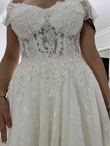 Temiz sorunsuz bohem vintage gelinlik - Görsel 12