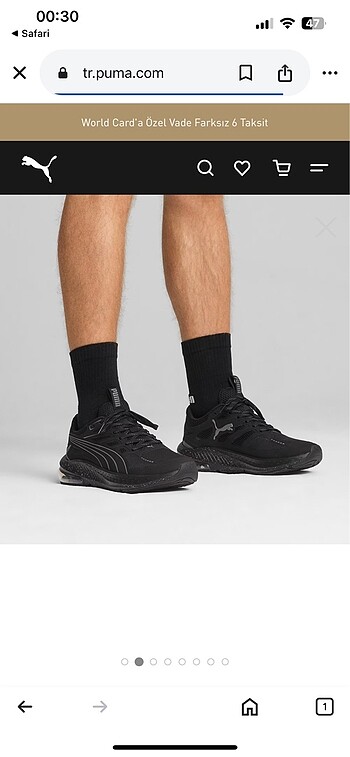 Original Puma spor ayakkabısı