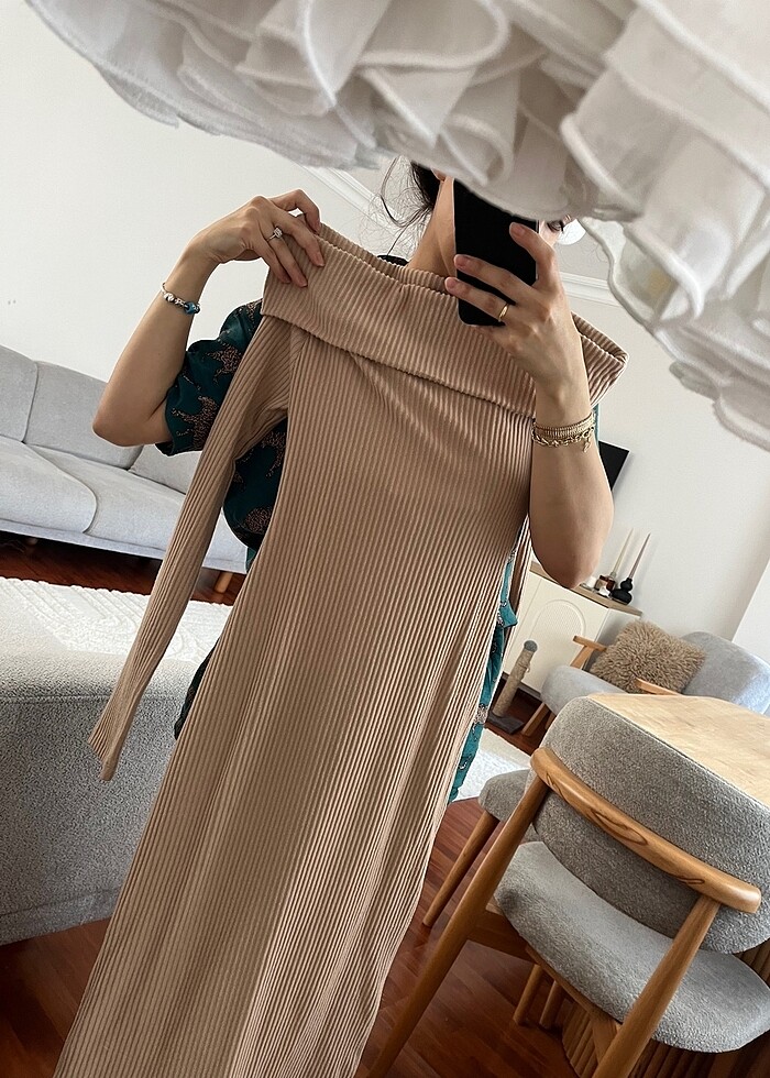 Etiketli addax elbise - Görsel 3