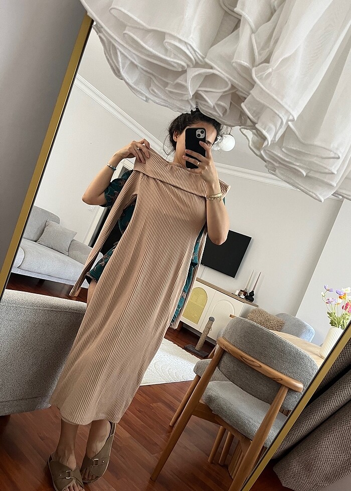 Etiketli addax elbise - Görsel 4